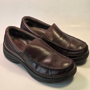 Dansko Wayne Men's Slip On Brown Leather Clogs Loafers Shoes 42 EU / 8.5-9 US